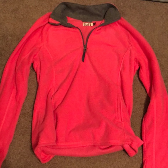 Pink 3/4 Zip Sweatshirt - Picture 1 of 1